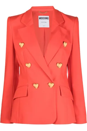 Moschino Blazer con botones de corazón
