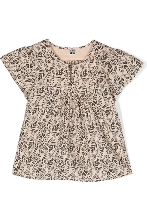 BONTON Top acampanado con estampado floral