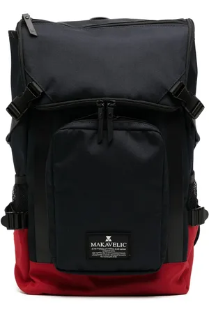 Makavelic Mochila con bolsillos y múltiples cierres