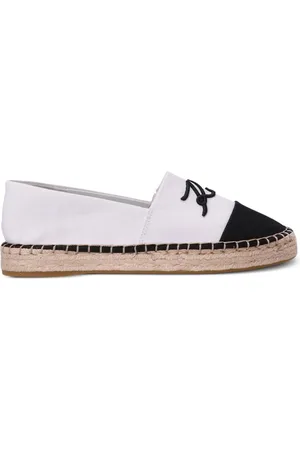 Karl Lagerfeld Alpargatas con logo bordado