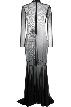 Atu Body Couture Vestido traslúcido manga larga