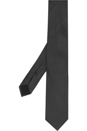 corneliani Pointed-tip jacquard tie