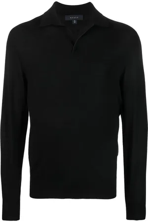 Sease Playera tipo polo de tejido fino