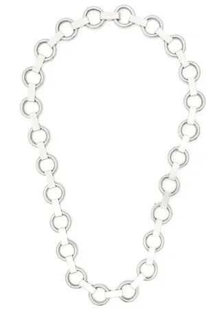 Jil Sander Collar de cadena en plata