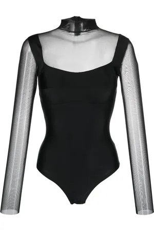 Atu Body Couture Body con diseño traslúcido