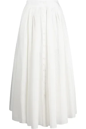 Serafini Falda con cintura alta y perforaciones