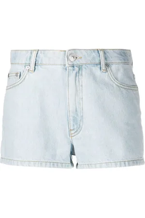 Chiara Ferragni Shorts de mezclilla con logo bordado