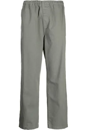 STUSSY Pantalones rectos con pretina elástica