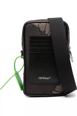 OFF-WHITE Zip -Tie tag abstract-print bag