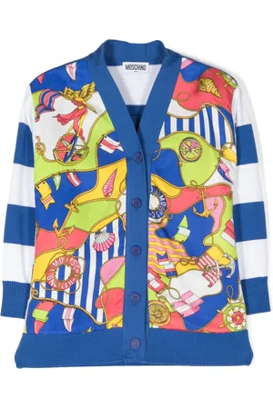 Moschino Cárdigan con motivo de rayas