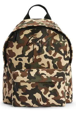 Giuseppe Zanotti Mochila con estampado militar