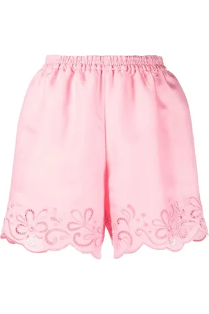 Moschino Shorts con ribete de encaje
