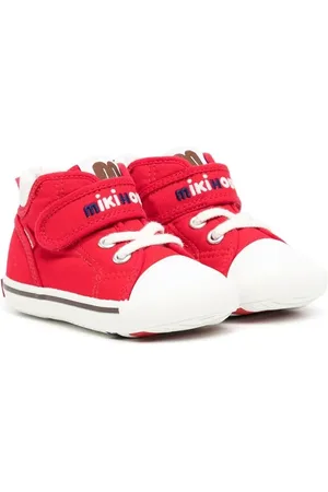 Miki House Tenis altos con logo bordado