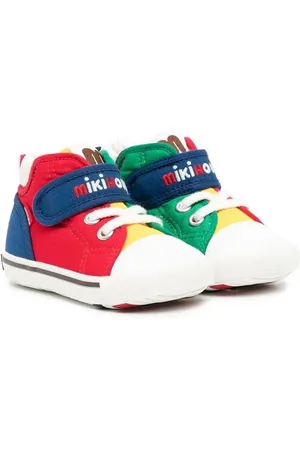 Miki House Tenis altos con logo bordado