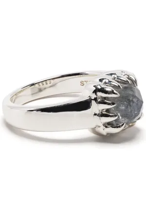Stolen Girlfriends Club Anillo Baby Claw con piedra de luna
