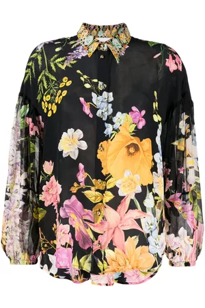 Camilla Camisa de seda con estampado floral