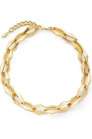 Jimmy Choo Collar de cadena con diamante