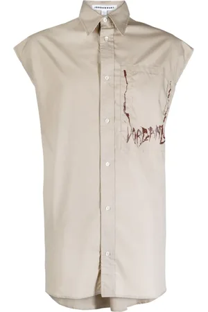 JORDAN LUCA Camisa con calavera estampada