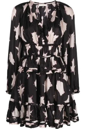 ULLA JOHNSON Vestido corto con estampado tie-dye