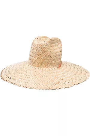 Alanui Mujer Sombreros - Braid-detailing woven-raffia sun hat