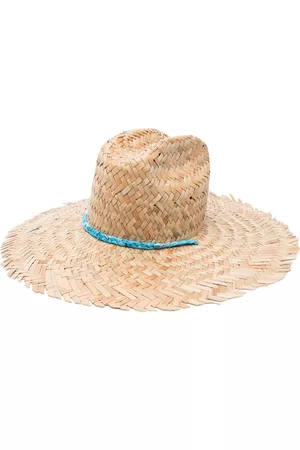 Alanui Braid-detailing woven-raffia sun hat