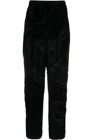 Giorgio Armani Pantalones con motivo en jacquard 1990