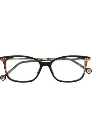 Carolina Herrera Lentes con armazón rectangular estilo carey