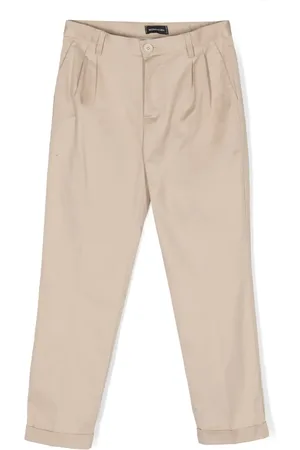 MONNALISA Pantalones con ribete del logo en contraste