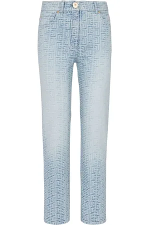 Balmain Jeans con tiro alto