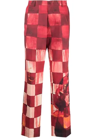 KIDSUPER STUDIOS Pantalones con diseño patchwork