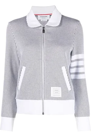 Thom Browne Chamarra con cierre y motivo 4-Bar