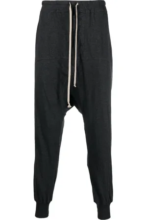 Rick Owens Pants drop crotch con cordones en la pretina