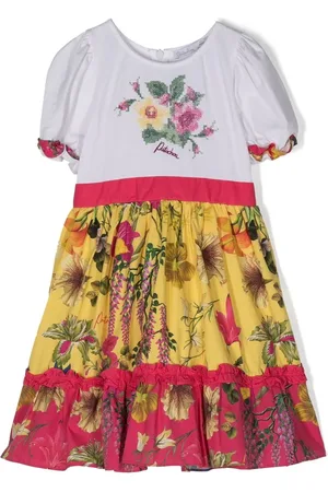 PATACHOU Vestido a capas con estampado floral