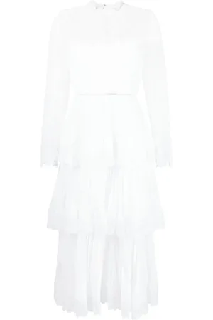 Self-Portrait Vestido midi a capas