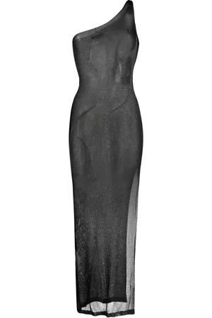 MISBHV Vestido semitraslúcido sin mangas