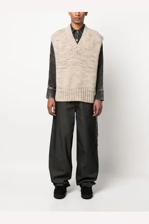 RAF SIMONS Pantalones anchos con bolsillos