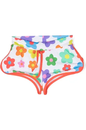 MC2 SAINT BARTH Shorts de playa con estampado floral
