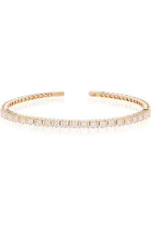 Suzanne Kalan Pulsera de oro amarillo de 18kt con diamantes