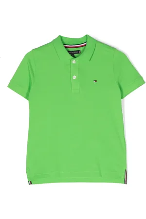 Tommy Hilfiger Playera tipo polo con logo bordado en el pecho
