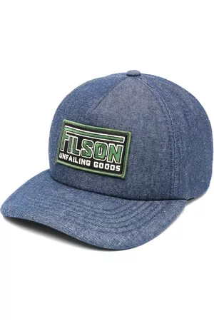 Filson Hombre Sombreros - Logo-patch denim trucker hat
