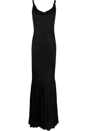 BLUMARINE Vestido de fiesta satinado con detalle de nudo