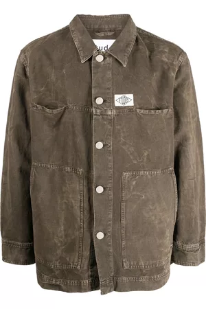 Etudes Camisa de mezclilla con efecto descolorido