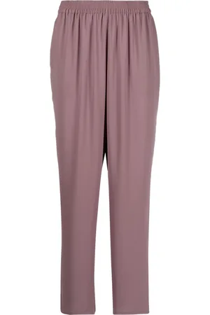 GIANLUCA CAPANNOLO Pantalones tapered con pretina elástica