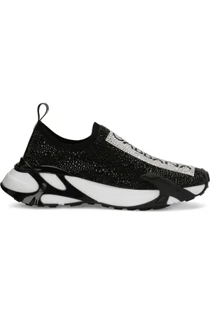 Dolce & Gabbana Tenis Fast con detalles de strass