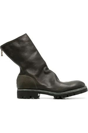 GUIDI Botas con puntera redonda