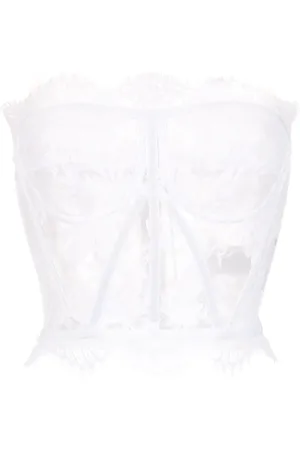 Dolce & Gabbana Top strapless con encaje