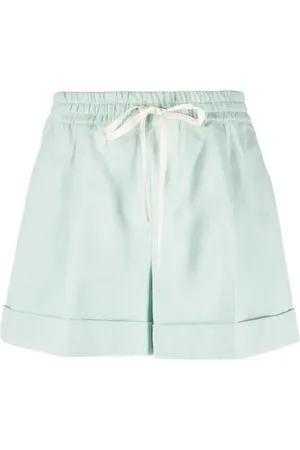 Twin-Set Shorts con cordones en la pretina y detalle de pinzas