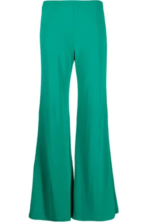 Alberta Ferretti Pantalones acampanados con tiro alto