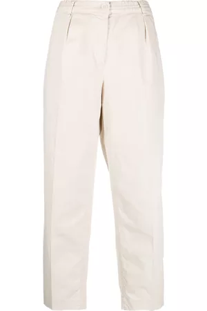 Aspesi Pantalones capri con cintura elástica
