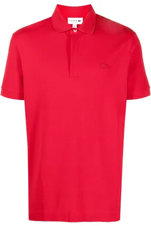 Lacoste Playera tipo polo con parche del logo